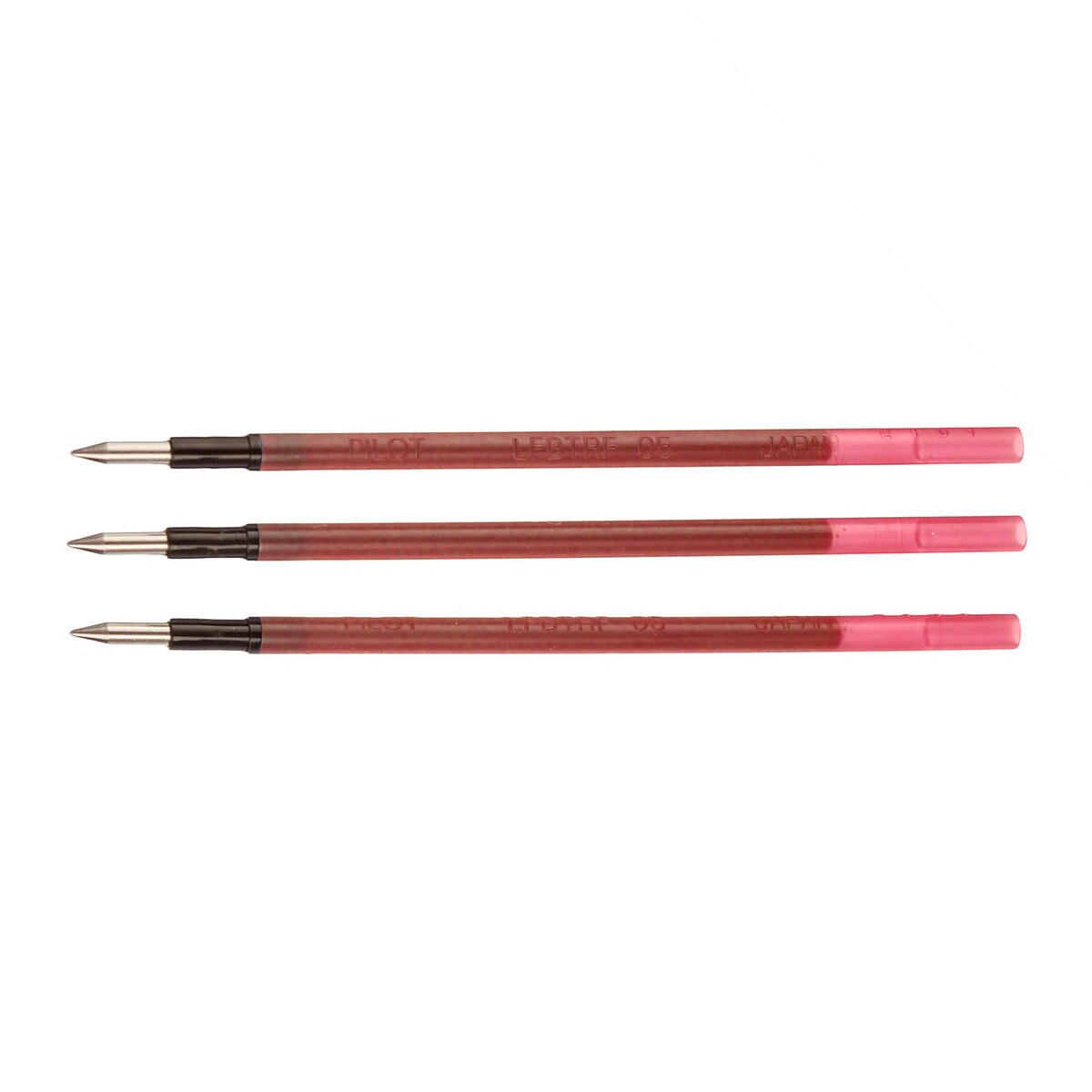 パイロット フリクションボール 替芯 多色用 0.5mm 3P x 10セット LFBTRF30EF3R - 赤