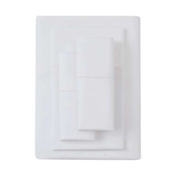 KS シーツセット 6点セット USキングサイズ ブライトホワイト