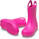 クロックス キッズ ハンドル イット レイン ブーツ ピンククラッシュ C12/18.5cm