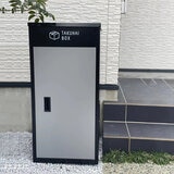 パイクスピーク 上開き宅配ボックス P0021 シルバー