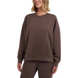カークランドシグネチャー レディース アクティブ リブトップ フリント ブラウン L