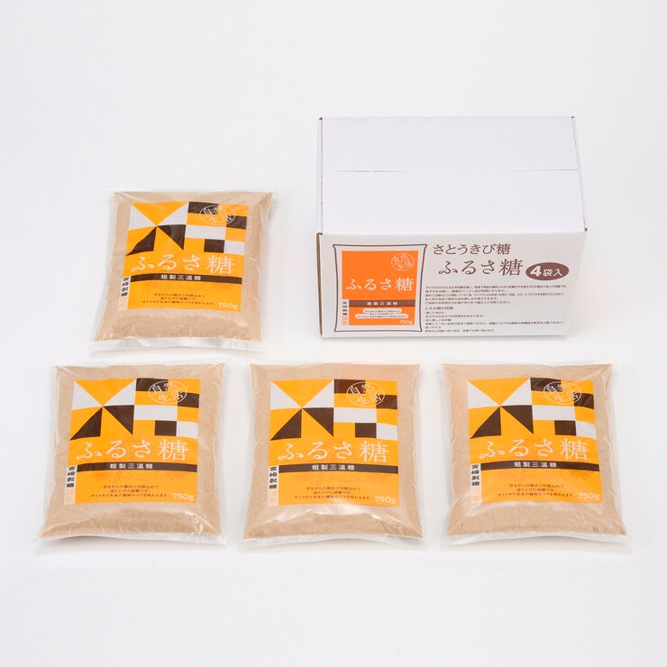 宮崎製糖ふるさ糖 750g x 4 宮崎製糖ふるさ糖 750g x 4