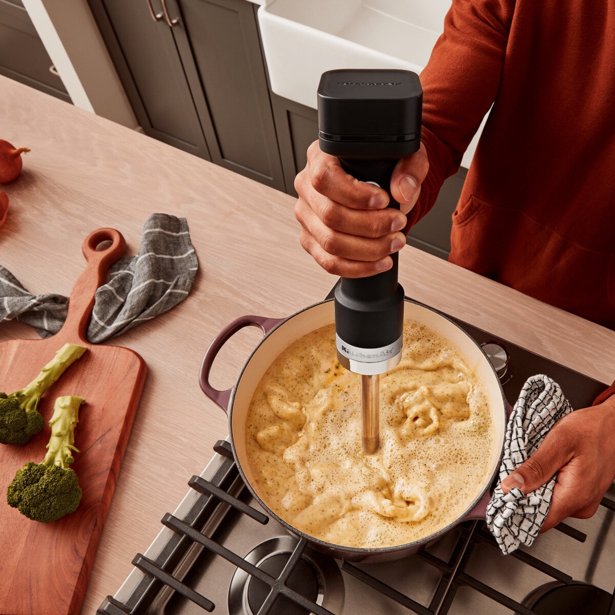 キッチンエイド コードレス ハンドブレンダー バッテリーセット KHBRV00BM-KBR