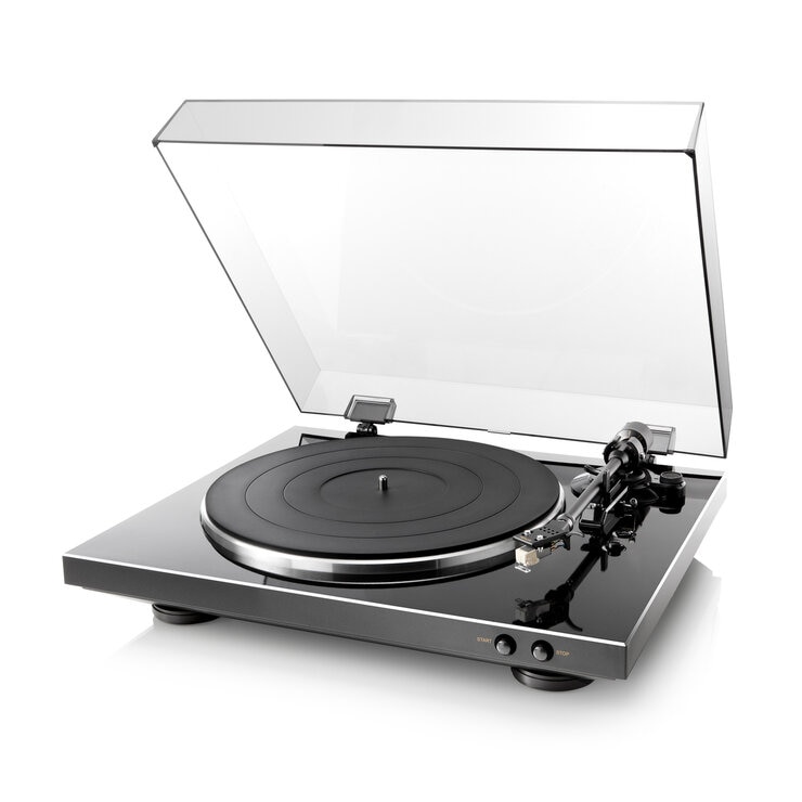デノン アンプ・レコードプレーヤー・POLK スピーカーセット ブラウン