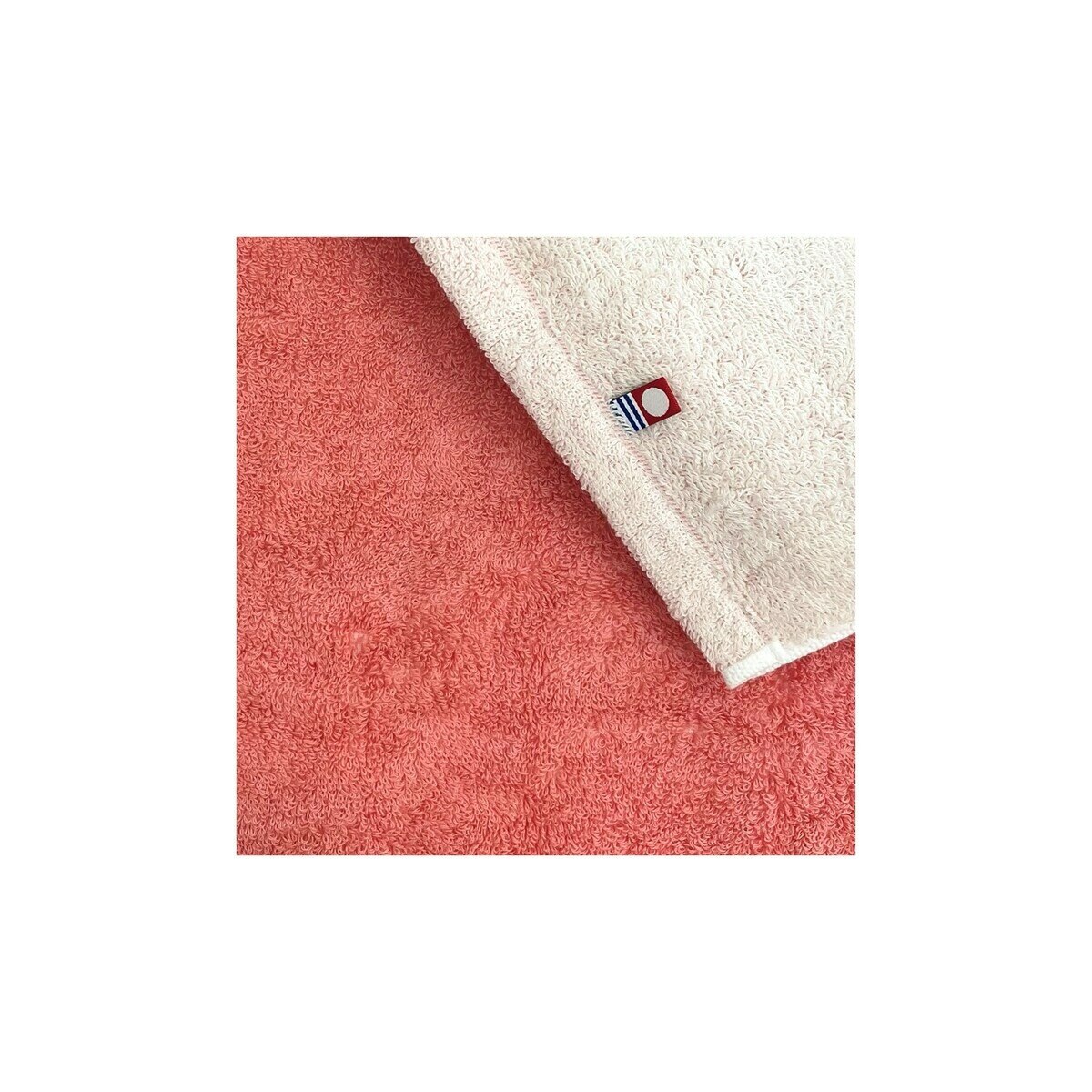 DAIRY PRAIRIE リバーシブル フェイスタオル 34cm x 80cm 3枚組 ピンク/レッド