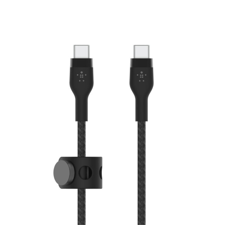 Belkin BoostCharge Pro Flex USB-C to USB-C ケーブル 60W 1m ブラック CAB011BT1MBK Belkin BoostCharge Pro Flex USB-C to USB-C ケーブル 60W 1m ブラック CAB011BT1MBK