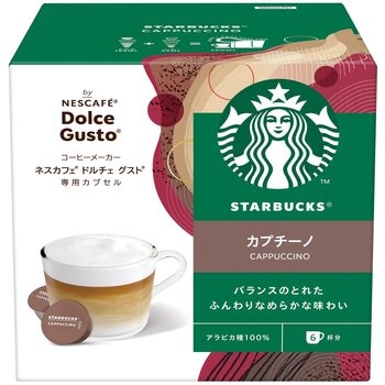 スターバックス ドルチェグスト互換 カプチーノ 6杯分 x 3箱