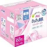 ポイズ さらさら素肌 パンティライナーロング190 15cc 28枚 x 6