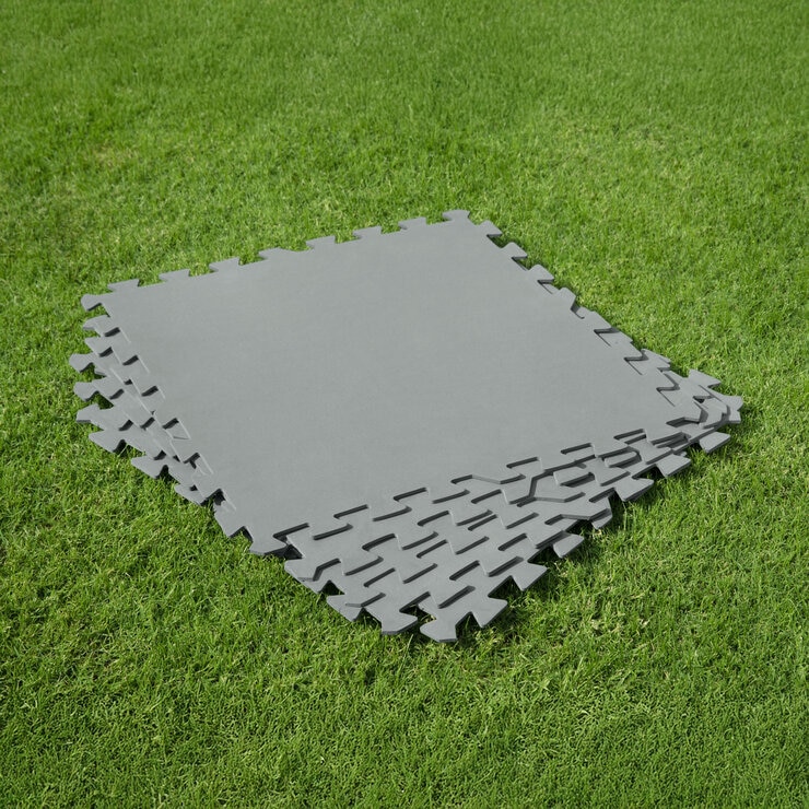 BESTWAY フロアー プロテクター 50cm x 50cm グレー 9枚セット