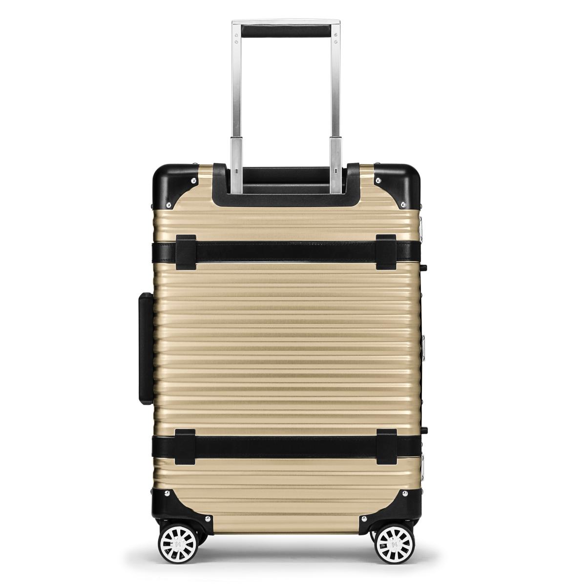 ランツォ スーツケース バイキング 24インチ 47L ゴールド X ブラック