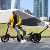 SWIFT HORSE K2 14インチ 折り畳み電動バイク 特定小型原付 Ver.2 白