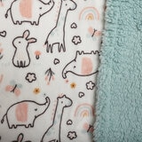 Sherpa ベビーブランケット 88x114cm サファリ