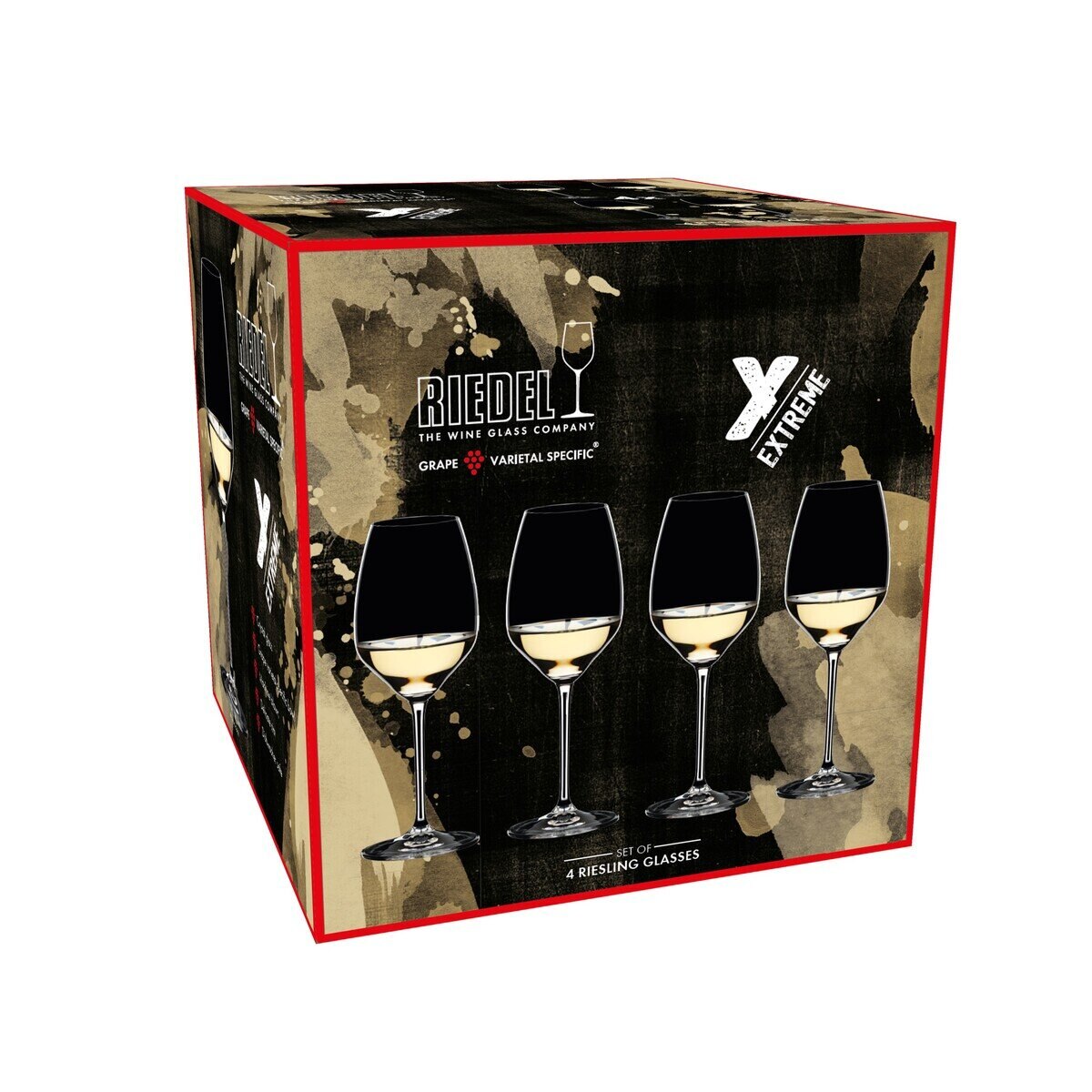エクストリーム 白ワイングラス 490ml 4脚
