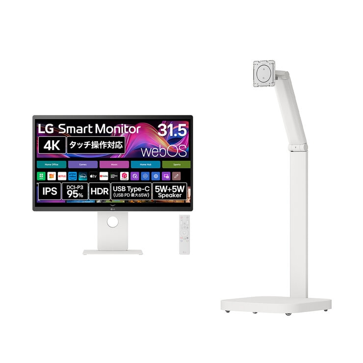 LG 32SQ780S-W/LG 31.5インチ4K (スタンド付き) 32SQ780S-W | モニター | LG Japan