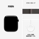 Apple Watch S11 Cellular 46mmスレートチタニウムケースとスレートミラネーゼループ - M/L