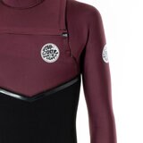 リップカール Eボム 3/2mm 男性用チェストジップ ストリーマー ウェットスーツ WSMYHE マルーン M