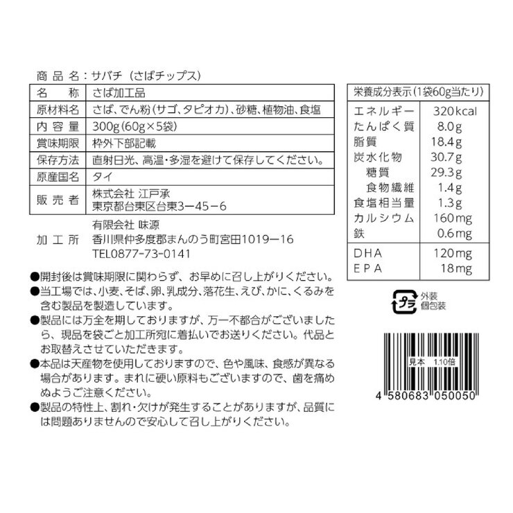 サバチ（さばチップス）