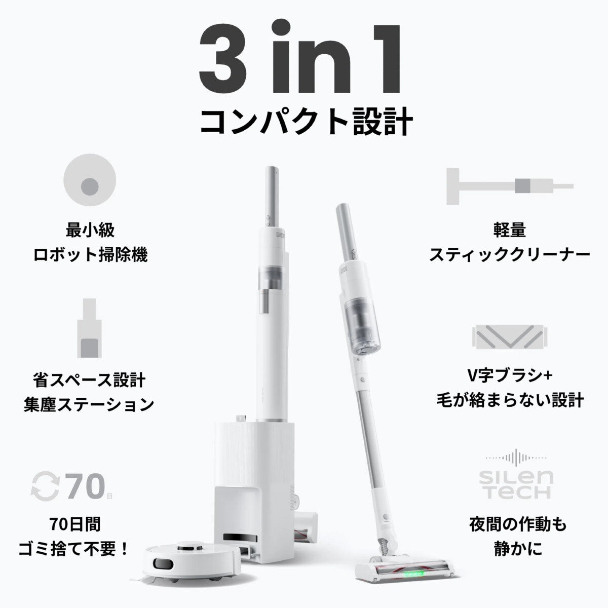 スイッチボット ロボット掃除機 K10+ プロコンボ 交換アクセサリー1年分セット