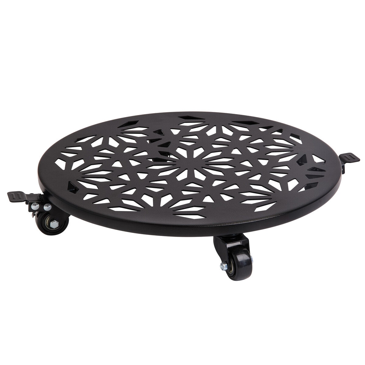 Mullally キャスター付き プランタースタンド 2個セット