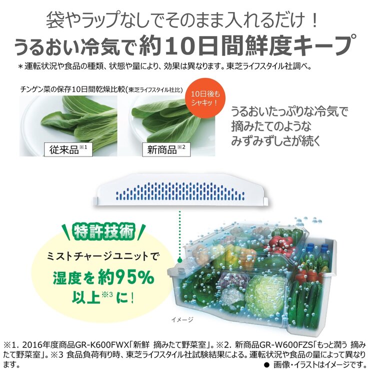 東芝 465L 冷蔵庫 GR-W470GSK | Costco Japan