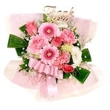 Thank you ギフト フラワーアレンジメント ピンク