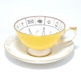 エインズレイ フォーチュン テリング ティーカップ ＆ ソーサー