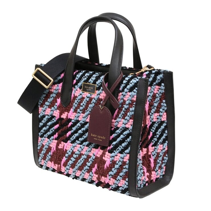 kate spade チェック柄トートバッグ 204239109095454.jpg