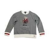 ポロ ラルフローレン キッズ ベア スウェットシャツ グレー XL