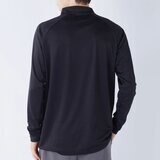 カッパ メンズ ハーフジップ 長袖 Tシャツ / ブラック / M