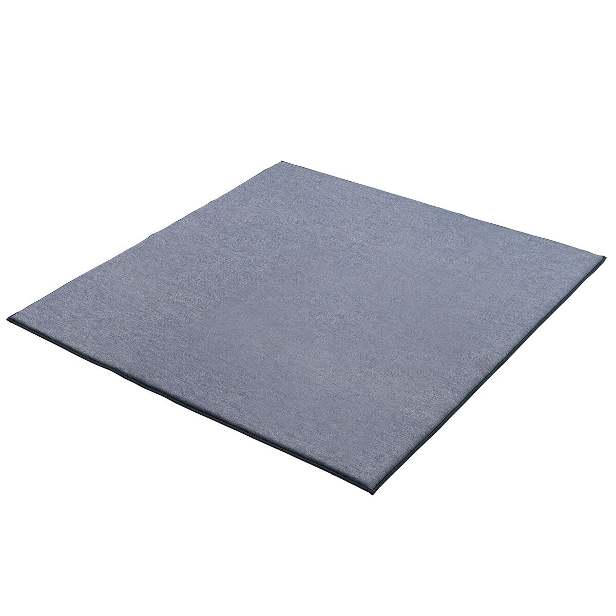 アイリスオーヤマ ラ・クッション クーリング ラグ 185cm x 185cm ネイビー