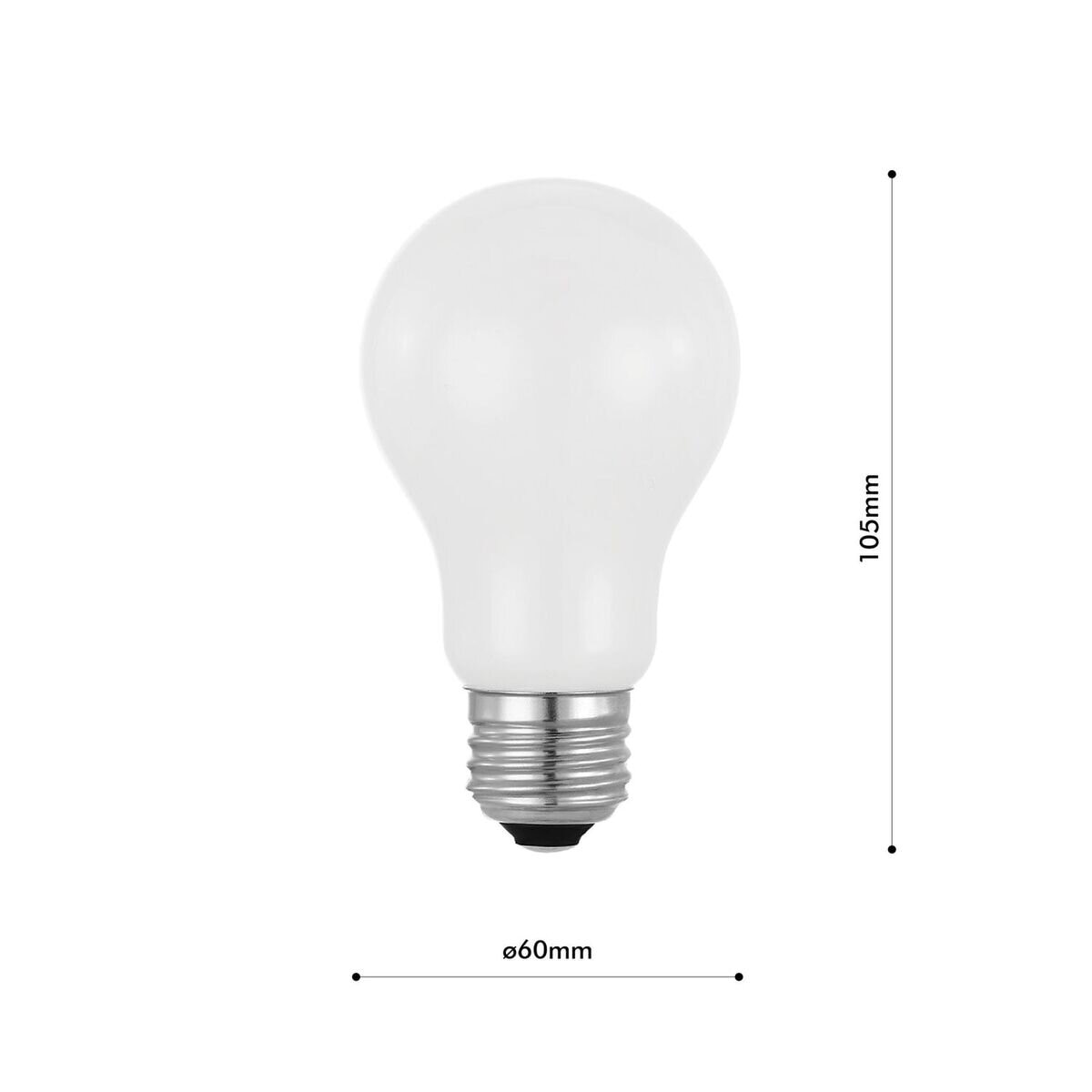 EGLO（エグロ） LED電球 A60 E26 485ルーメン ミルキー 204661J
