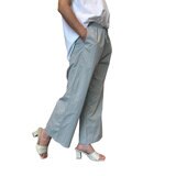 トゥシェ レディース ワイドパンツ ライトグレー M
