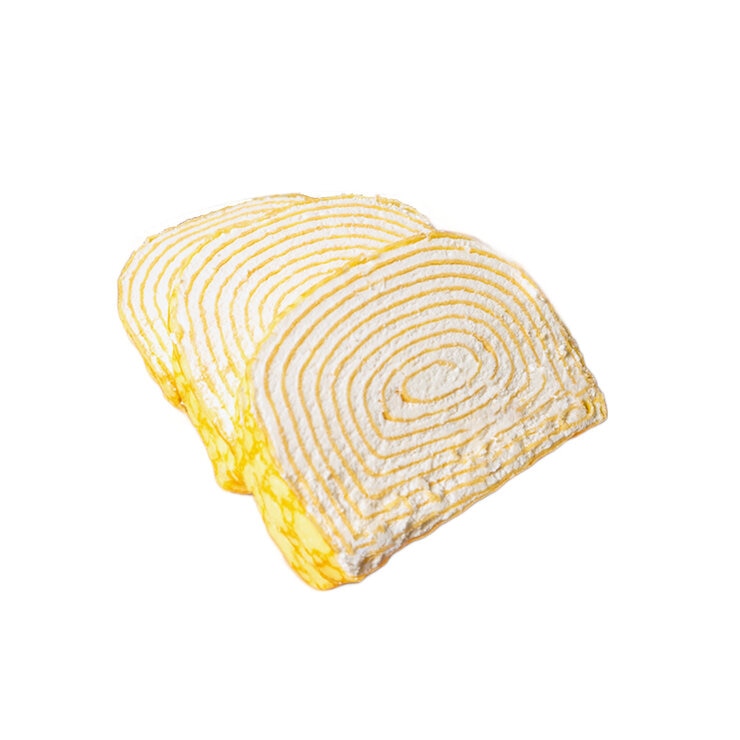 【冷凍】ミルクレープロールケーキ 1kg x 2本入