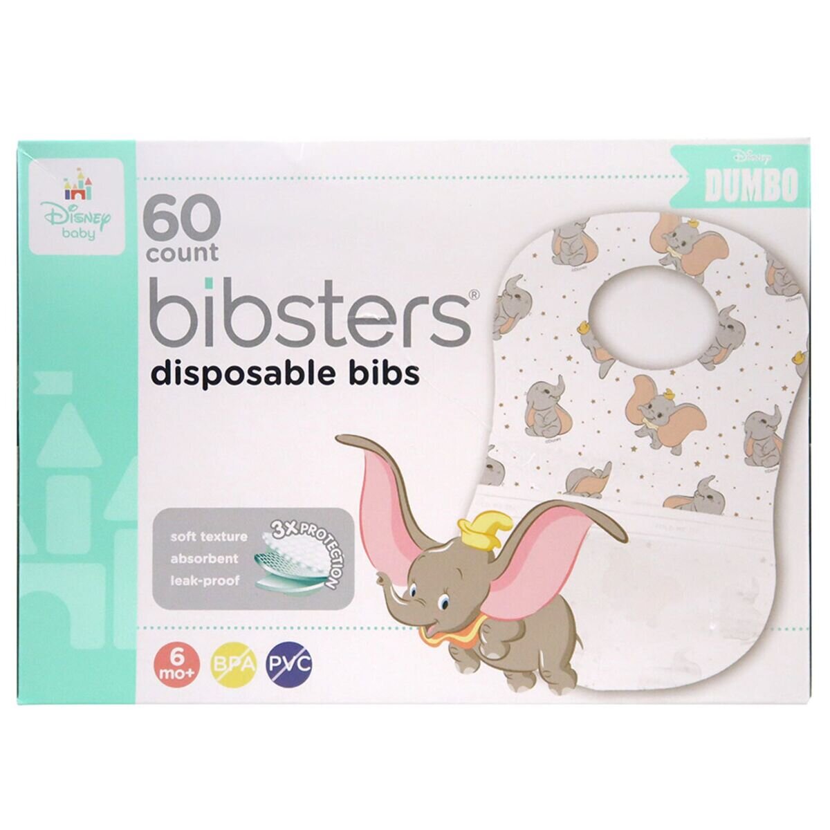 ディズニービブスター 使い捨てエプロン60枚入り ダンボ