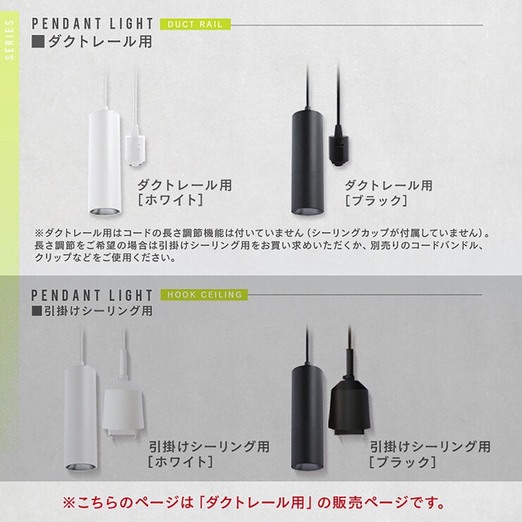 Edison Smart（エジソンスマート）ペンダントライト ダクトレール用 ブラック RST-PL01BK