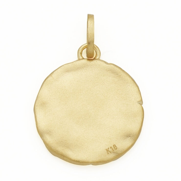 18Kイエローゴールド 星座ペンダントトップ てんびん座