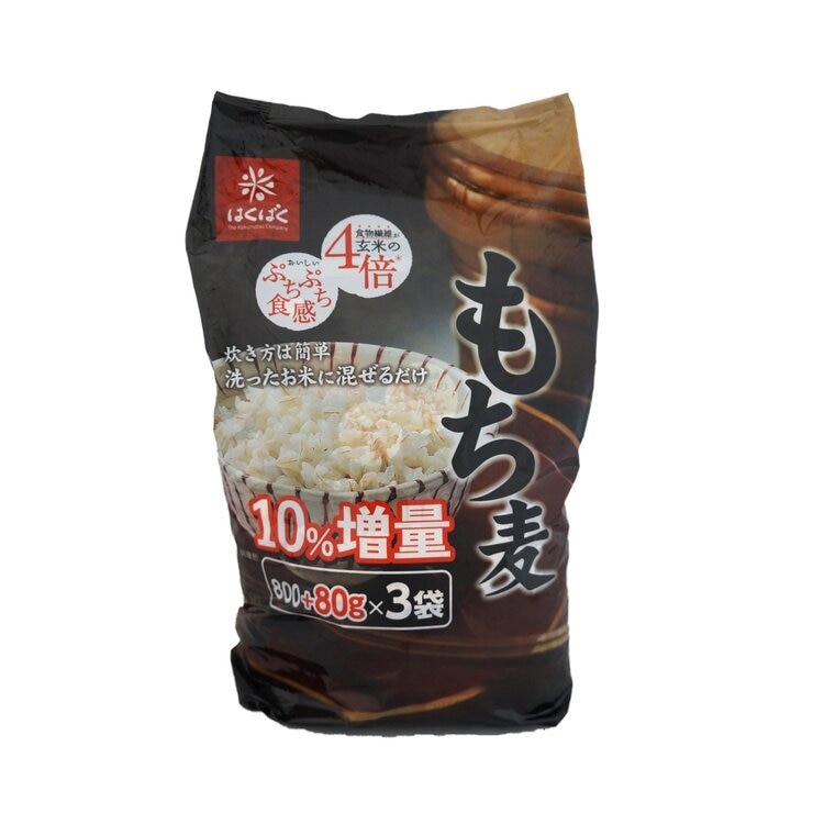 はくばく もち麦 (800g + 80g) x 3袋 はくばく もち麦 (800g + 80g) x 3袋
