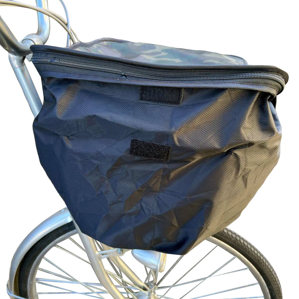 ハローエンジェル 自転車前カゴ用 レインカバー カモフラージュ