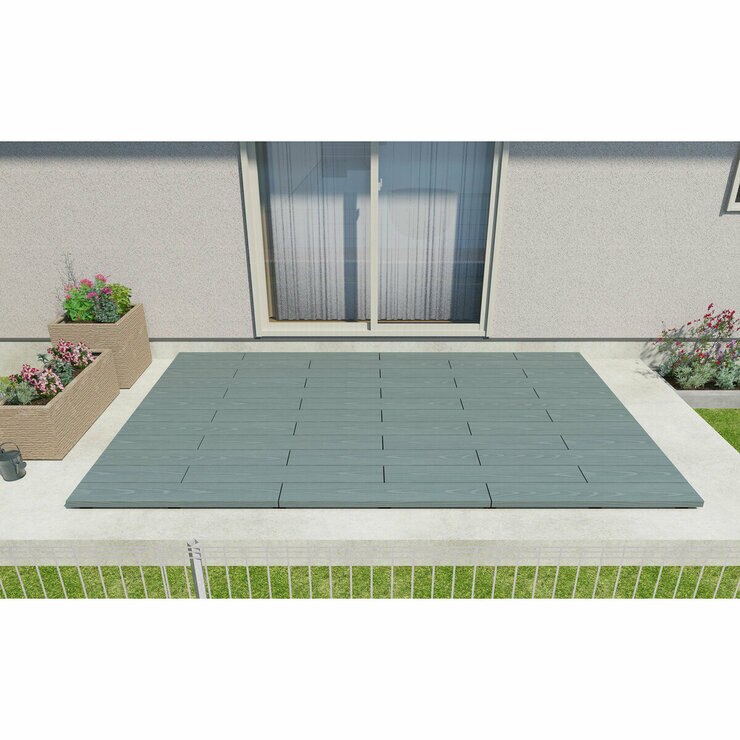 MINO　彩木デッキグラウンドGD　W2000xD900xH54mm トワイライトブルー TB