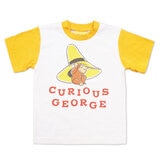 おさるのジョージ キッズ 半袖 Tシャツ 4枚組 アソートD 100