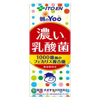 伊藤園 朝の Yoo 濃い乳酸菌飲料 200ml x 24本