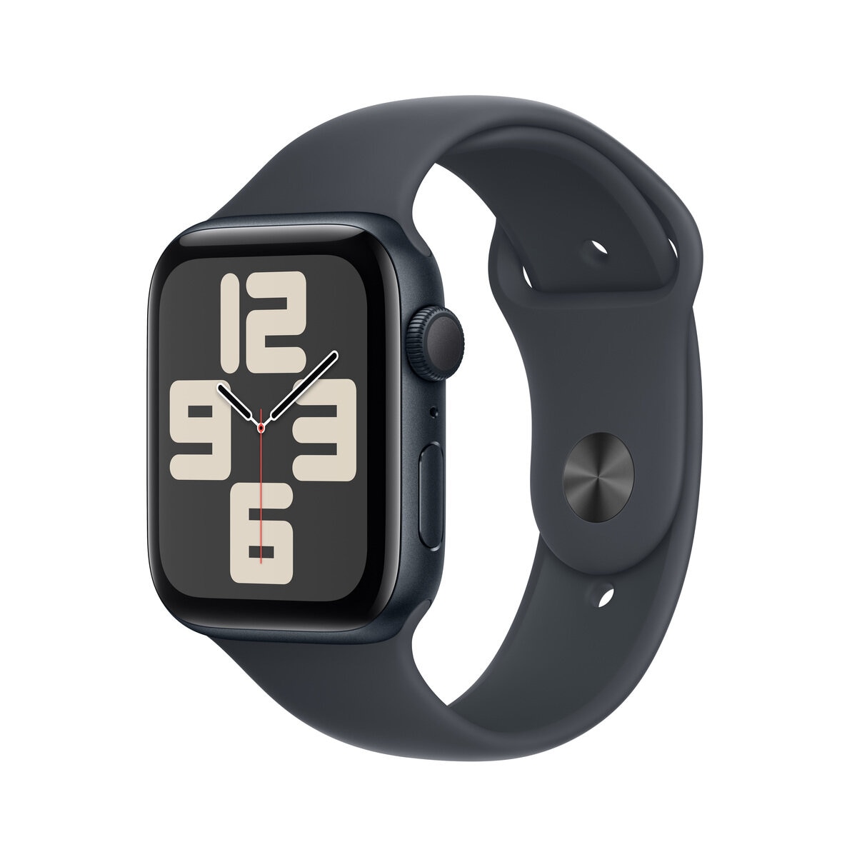Apple Watch SE（第2世代・GPSモデル）- 44mmミッドナイトアルミニウムケースとミッドナイトスポーツバンド - M/L MXEK3J/A
