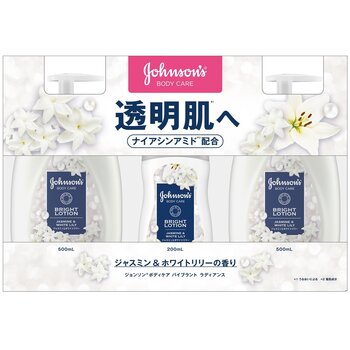 ジョンソンボディ バイブラントラディエンス アロマミルク ジャスミンとホワイトリリーの香り 500mL x 2 + 200mL