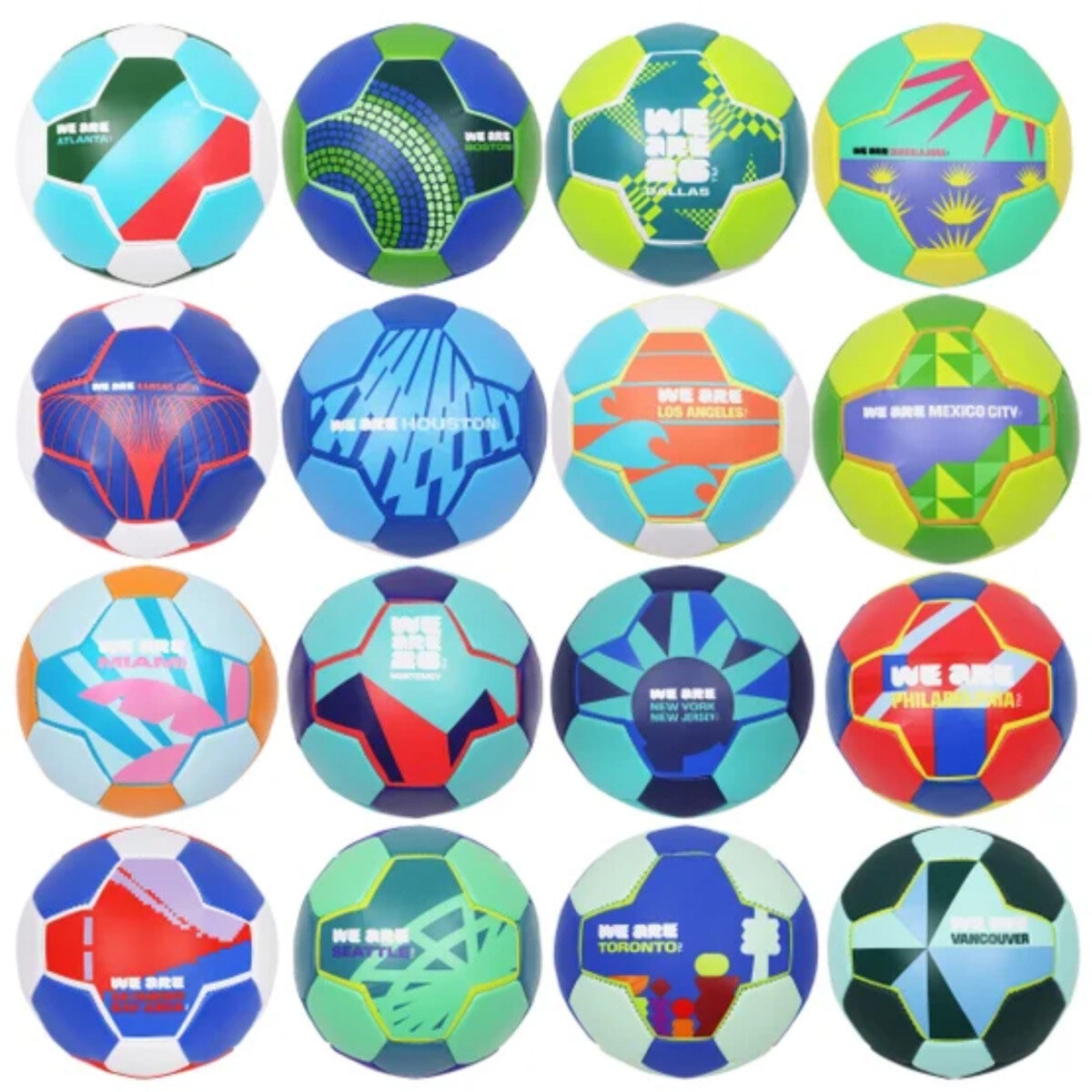 FIFA ワールドカップ 2026 ホストシティー 16個ボールセット FIFA ワールドカップ 2026 ホストシティー 16個ボールセット