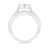 プラチナ 0.75カラット ダイヤモンド ウェディング リング セット