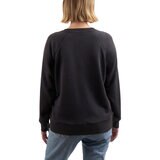 エル ウィメンズ ロゴ スウェット ダークネイビー L
