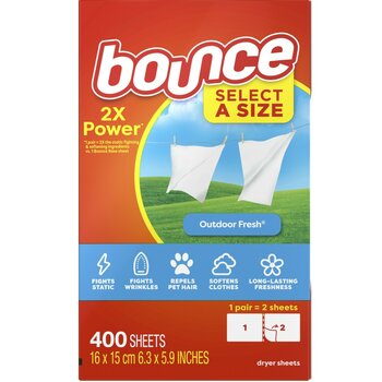 バウンス 乾燥機用柔軟剤シート 400枚入り