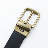 リーバイス メンズ レザー ベルト ブラック