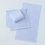 UCHINO UCHINO 贅沢吸水 フェイスタオル 3枚組 38cm x 80cm ブルー