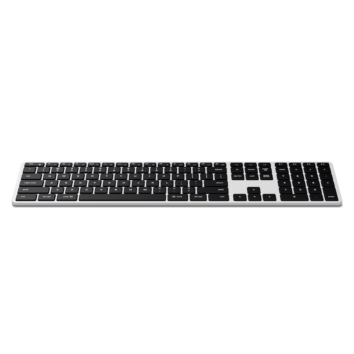 Satechi キーボード (iPadOS/iOS/Mac向け) 英語配列 テンキー有り シルバー